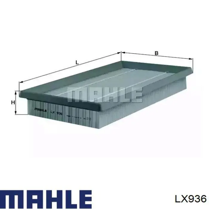 LX936 Mahle Original воздушный фильтр