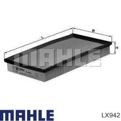 LX942 Mahle Original воздушный фильтр