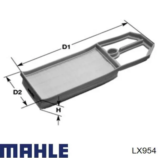 Воздушный фильтр LX954 Mahle Original
