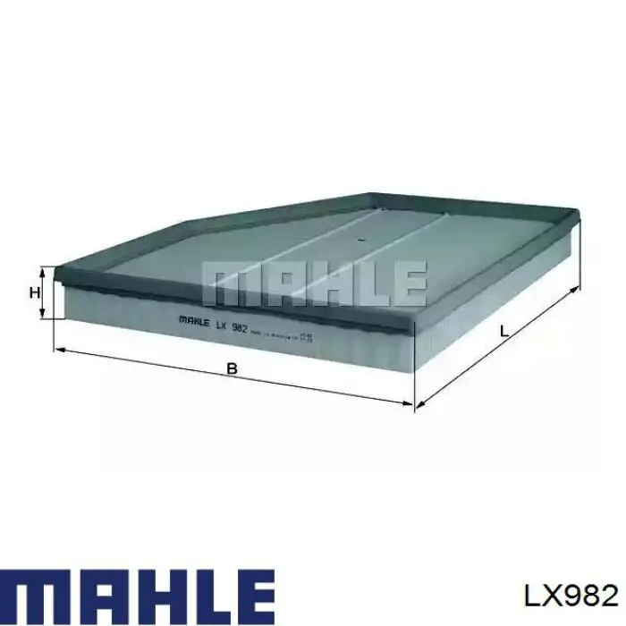 LX982 Mahle Original воздушный фильтр