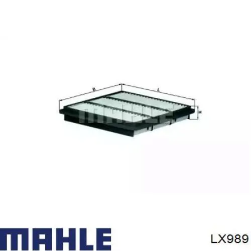 Воздушный фильтр LX989 Mahle Original