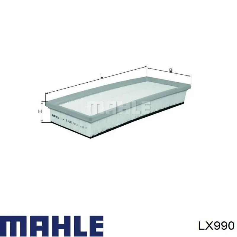 Купить LX990 Mahle Original Автомобильный фильтр воздуха