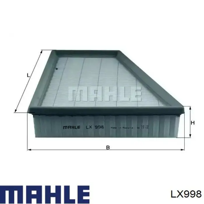 LX998 Mahle Original воздушный фильтр