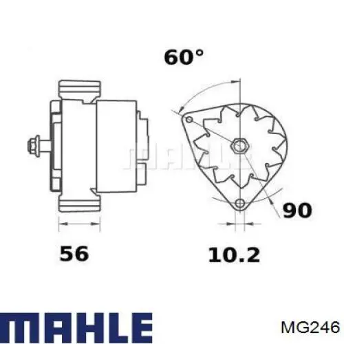 Генератор MG246 Mahle Original