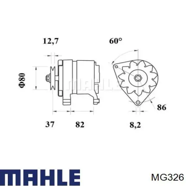 Генератор MG326 Mahle Original