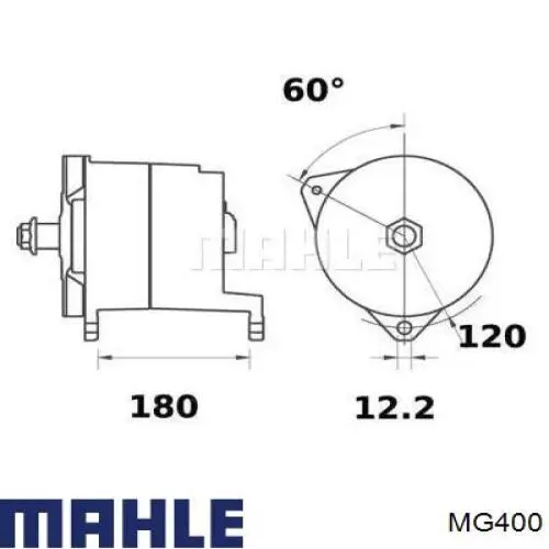 Генератор MG400 Mahle Original