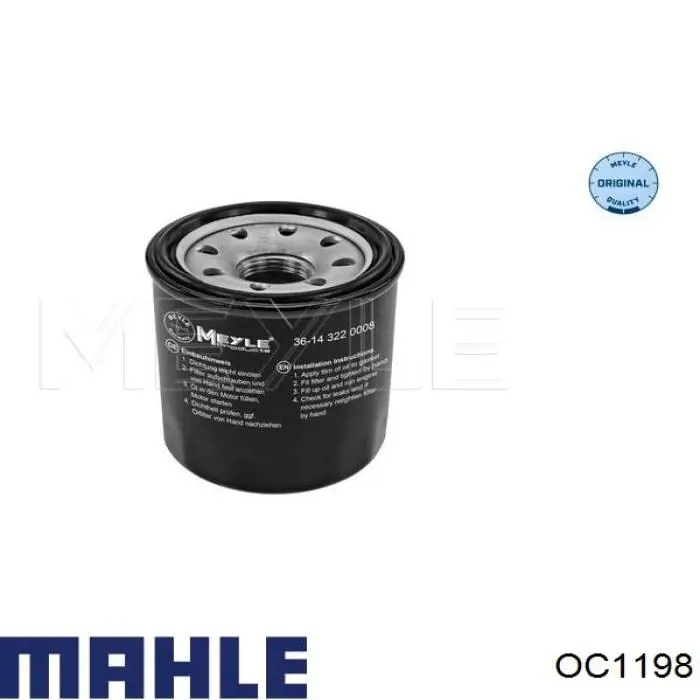 OC1198 Mahle Original Масляный фильтр двигателя