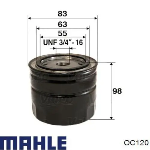 Масляный фильтр OC120 Mahle Original