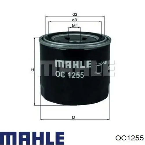 OC1255 Mahle Original filtro de óleo