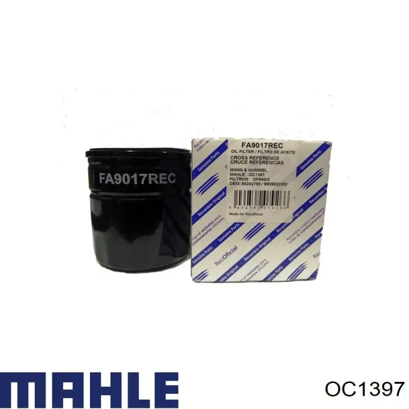 Купить OC1397 Mahle Original Фильтр центробежный очистки масла
