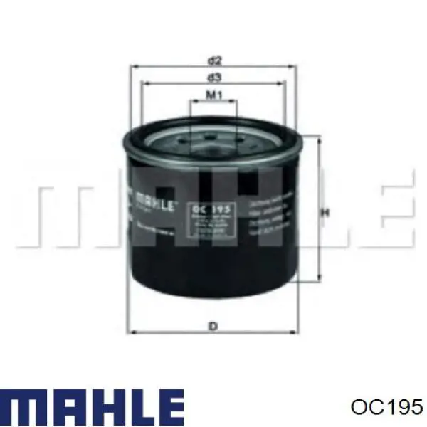 Фильтр очистки масла центробежный Mahle Original OC195 цена, от 4.62 USD