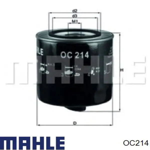 Купить OC214 Mahle Original Фильтр центробежный очистки масла