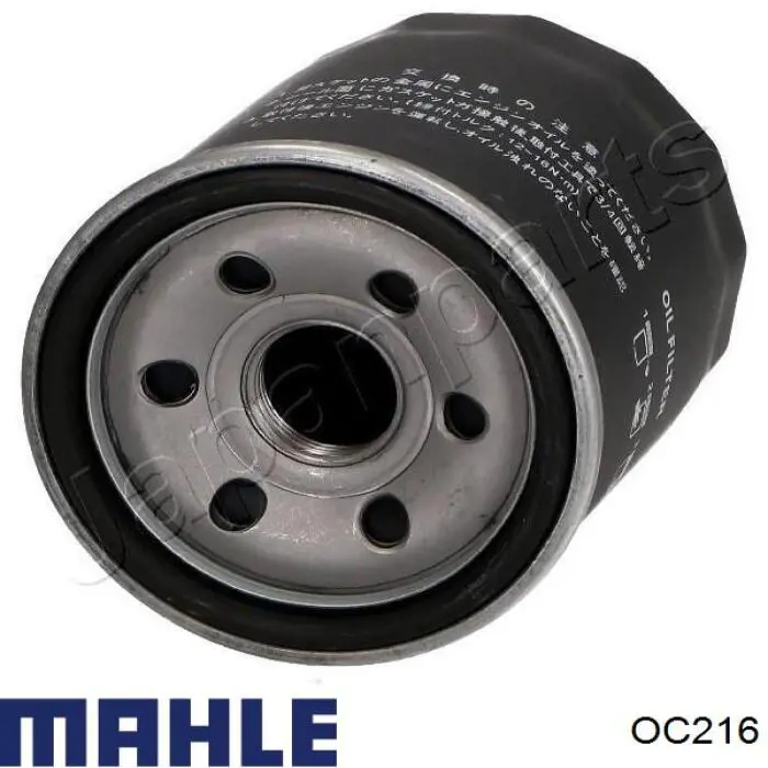 OC216 MAHLE Filtro de aceite original y equivalente