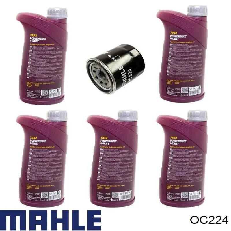 OC224 Mahle Original Масляный фильтр двигателя