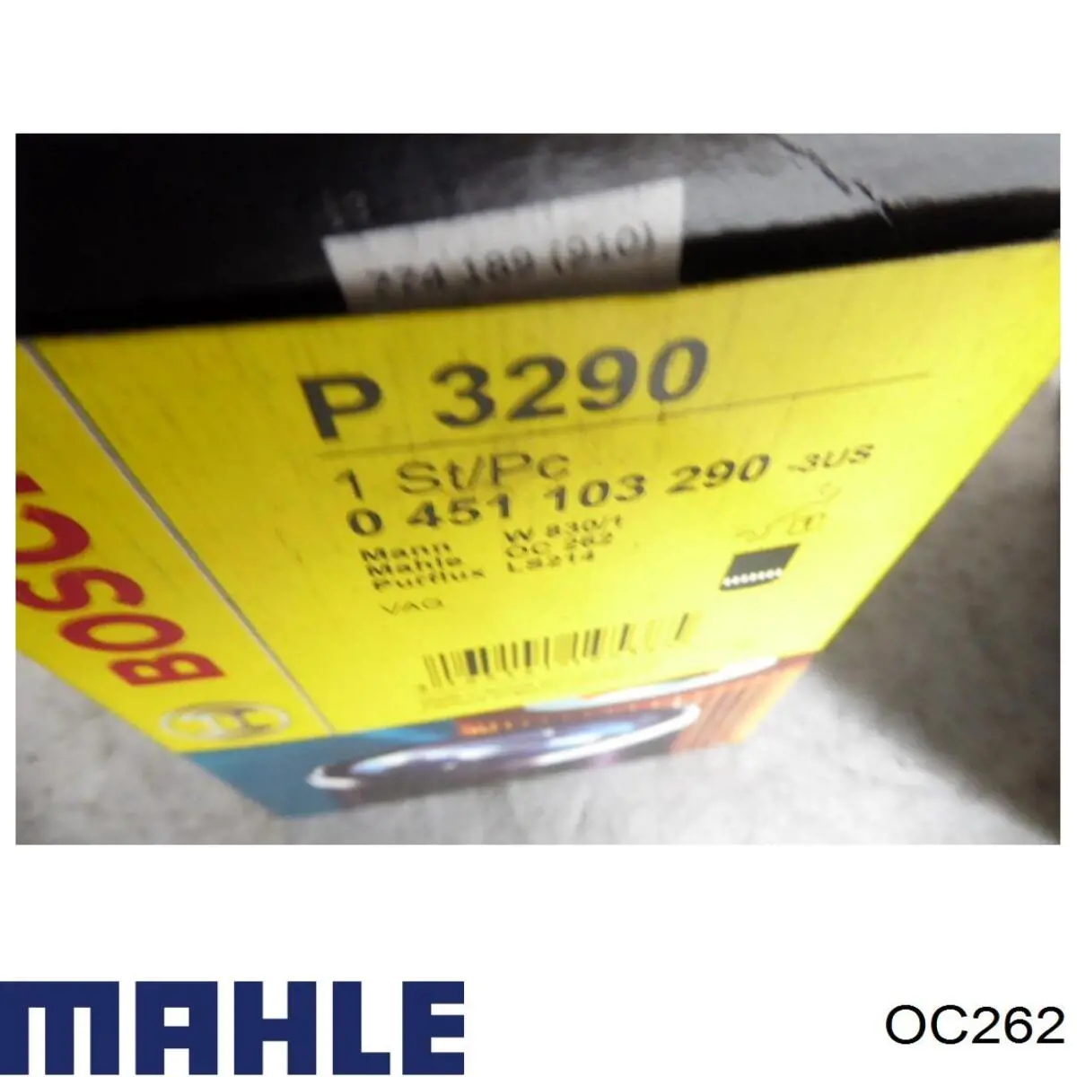 Фильтр масла Mahle Original OC262