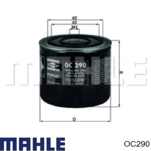 Filtro de aceite OC290 Mahle Original