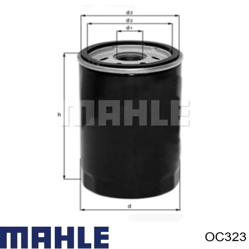 OC323 Mahle Original масляный фильтр