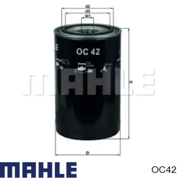Filtro de aceite OC42 Mahle Original