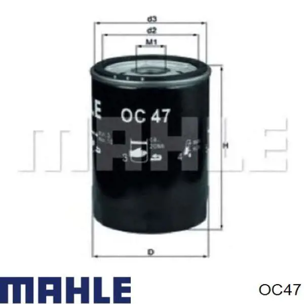 OC47 Mahle Original масляный фильтр