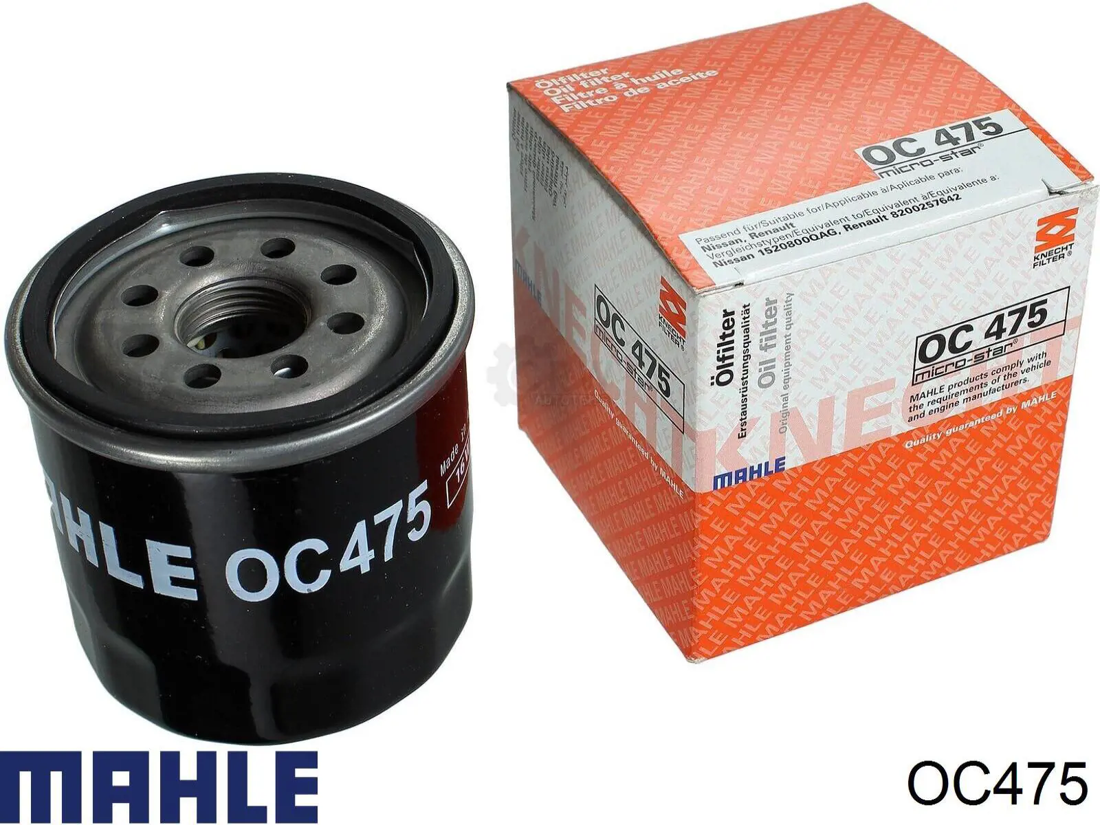 OC475 Mahle Original масляный фильтр