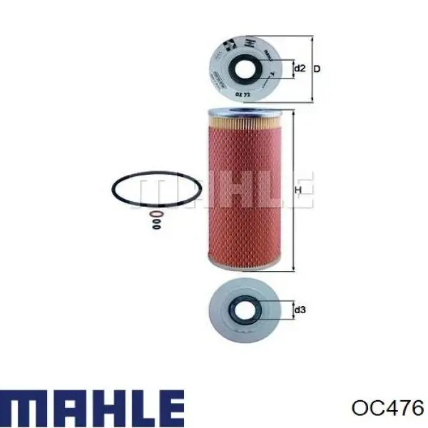 Масляный фильтр OC476 Mahle Original