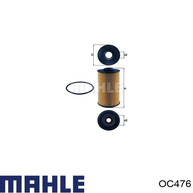Купить OC476 Mahle Original Фильтр центробежный очистки масла
