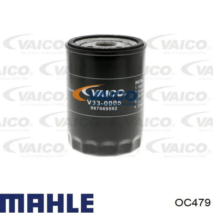 OC479 Mahle Original масляный фильтр