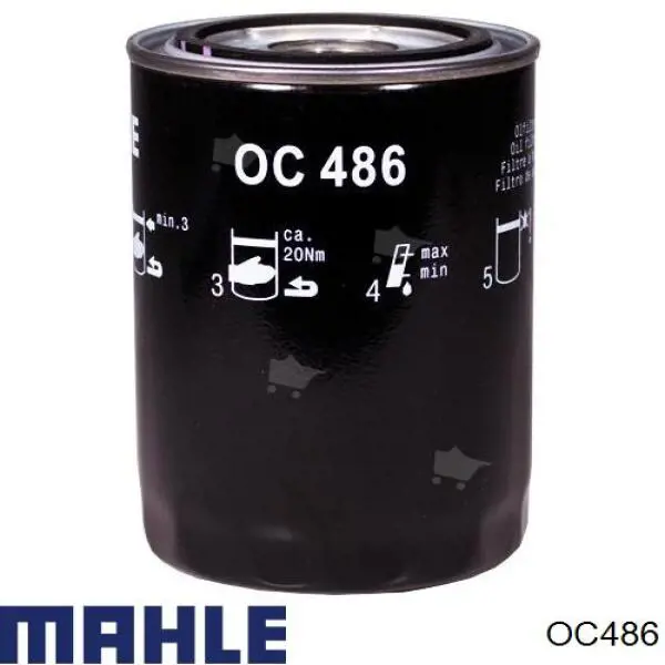 Filtro de aceite OC486 Mahle Original