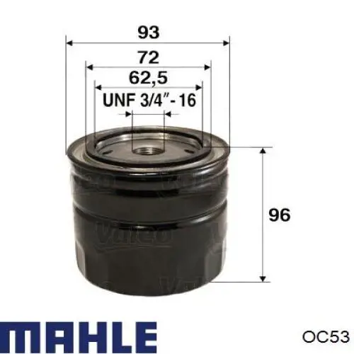OC53 Mahle Original масляный фильтр