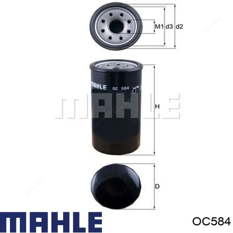 Масляный фильтр OC584 Mahle Original