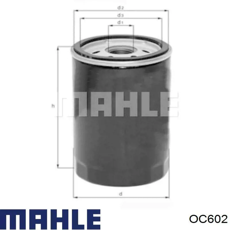 Filtro de aceite OC602 Mahle Original