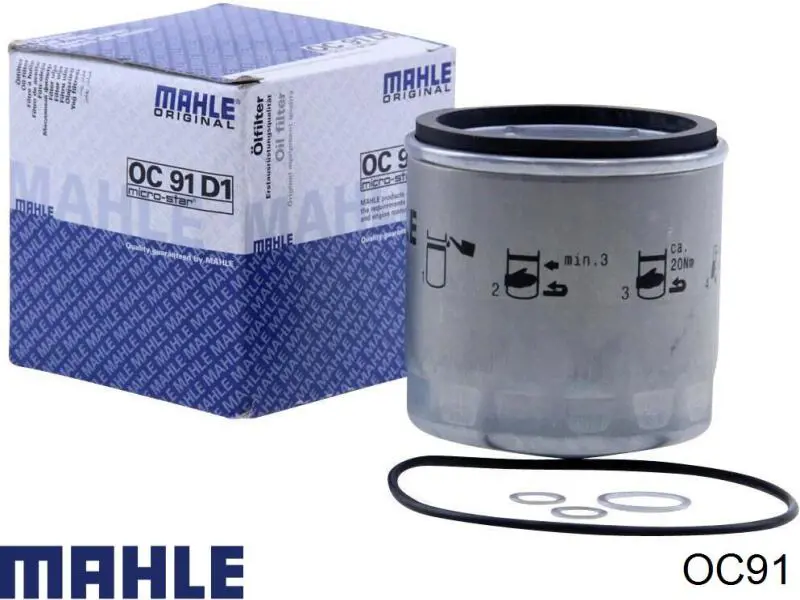 Масляный фильтр OC91 Mahle Original