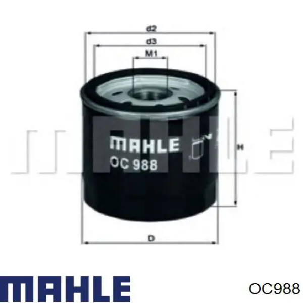 Filtro de aceite OC988 Mahle Original