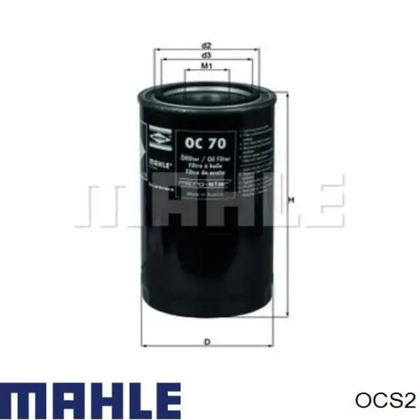 Съемник масляного фильтра OCS2 Mahle Original
