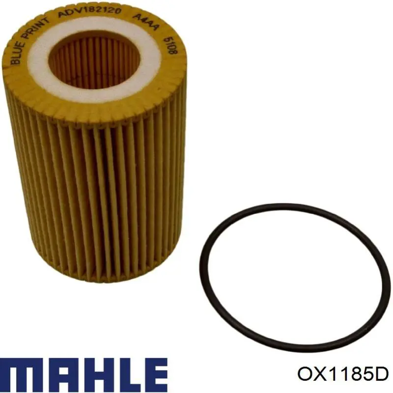 OX1185D Mahle Original filtro de óleo