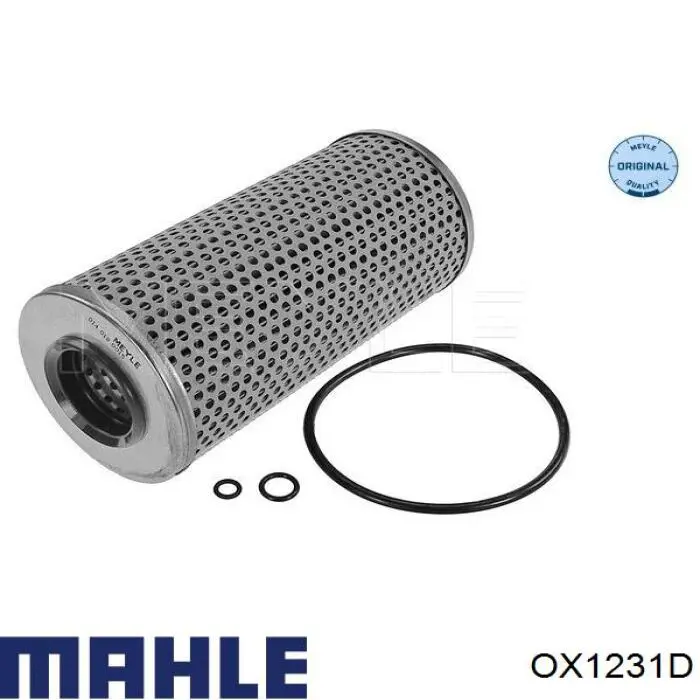 OX1231D Mahle Original масляный фильтр