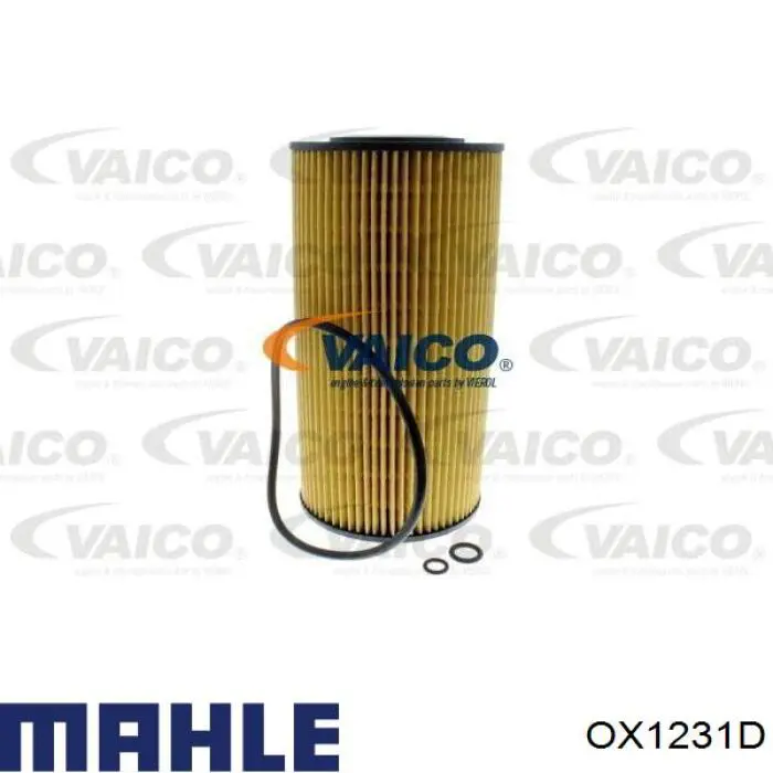 Filtro de aceite OX1231D Mahle Original