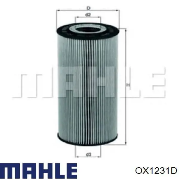Фильтр масла Mahle Original OX1231D