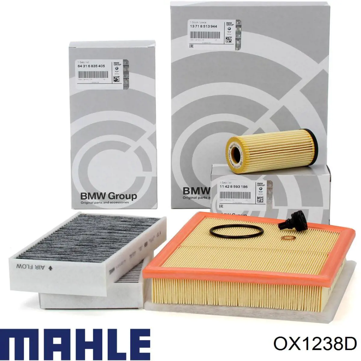 Купить OX1238D Mahle Original Фильтр центробежный очистки масла