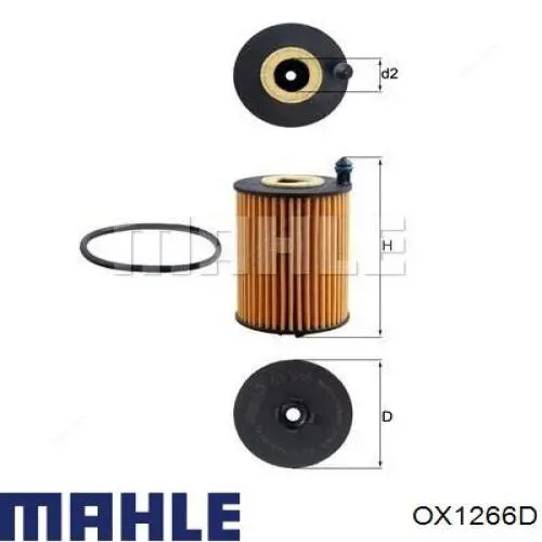 Масляный фильтр OX1266D Mahle Original