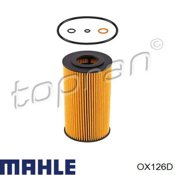 OX126D Mahle Original масляный фильтр