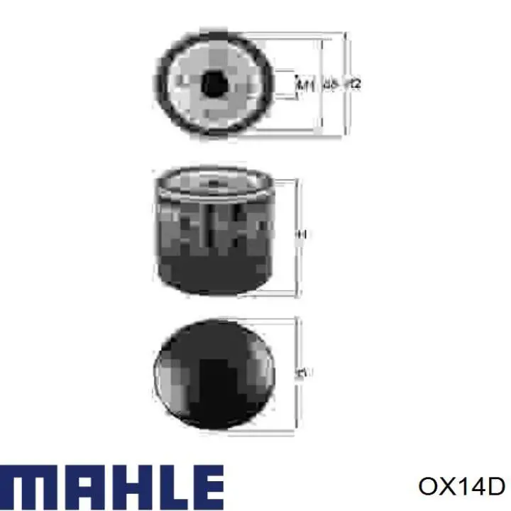 Масляный фильтр OX14D Mahle Original