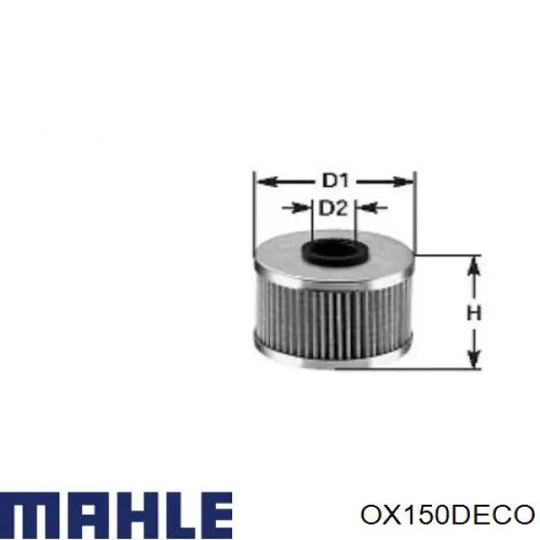 Масляный фильтр OX150DECO Mahle Original