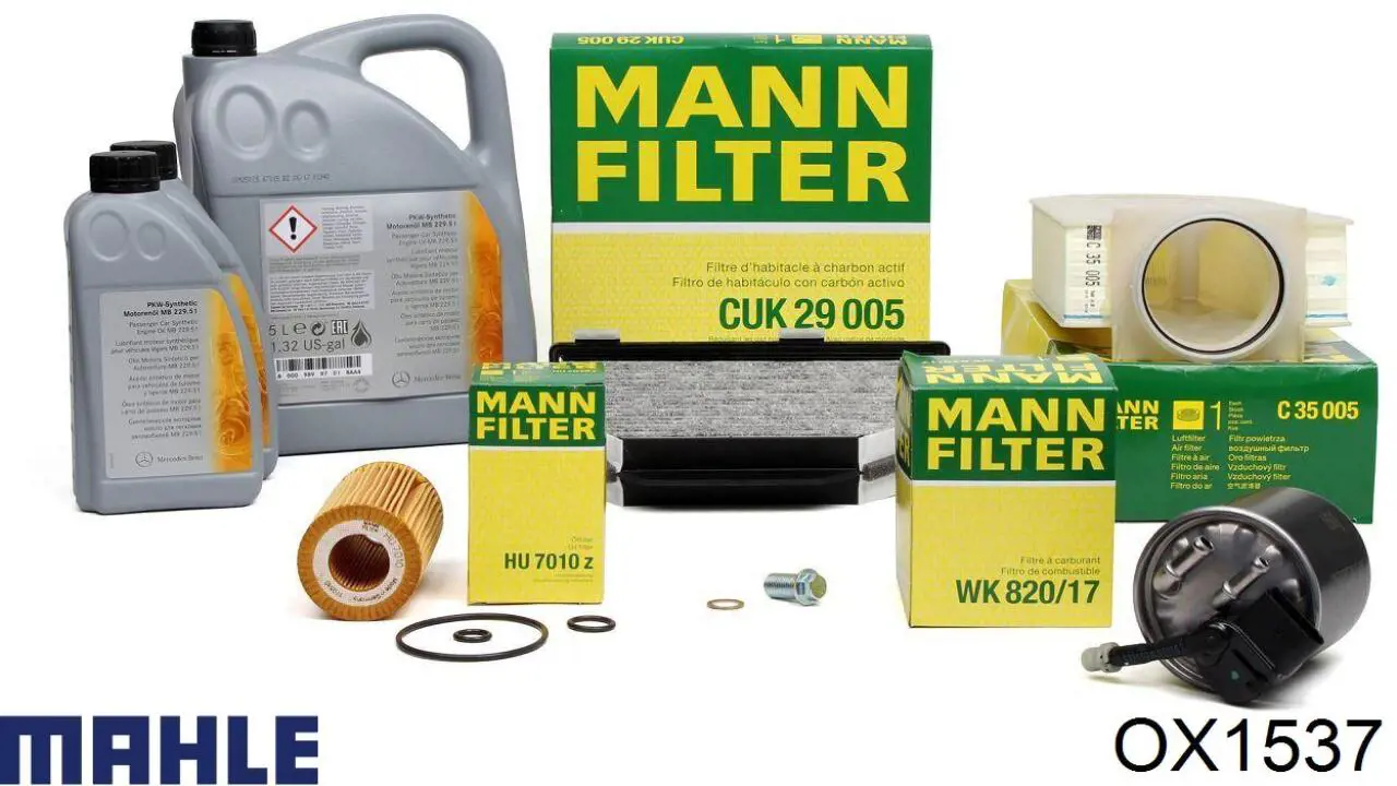 Фильтр очистки масла центробежный Mahle Original OX1537 цена, от 4.91 USD
