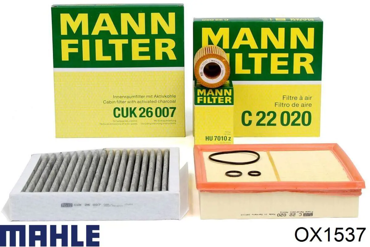Купить OX1537 Mahle Original Фильтр центробежный очистки масла