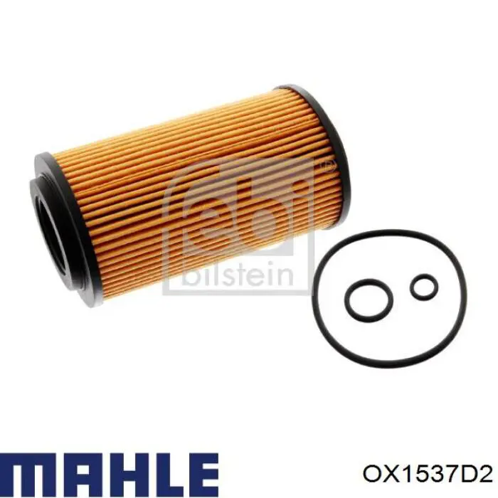 Filtro de aceite OX1537D2 Mahle Original