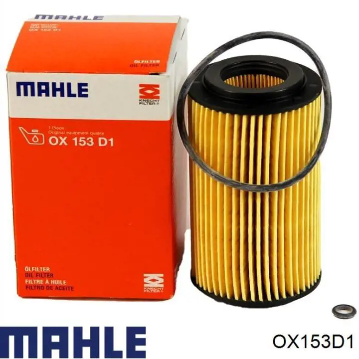 Filtro de aceite OX153D1 Mahle Original