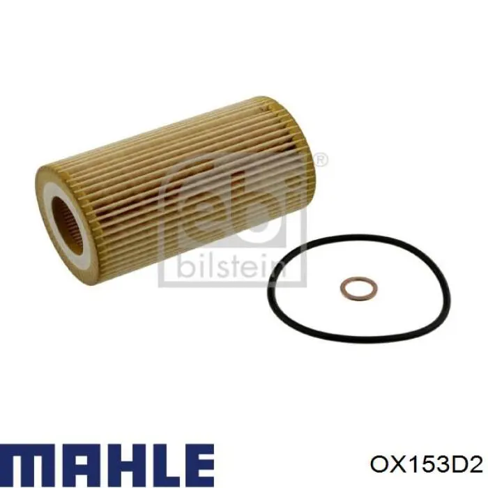 Фильтр очистки масла центробежный Mahle Original OX153D2 цена, от 8.54 USD