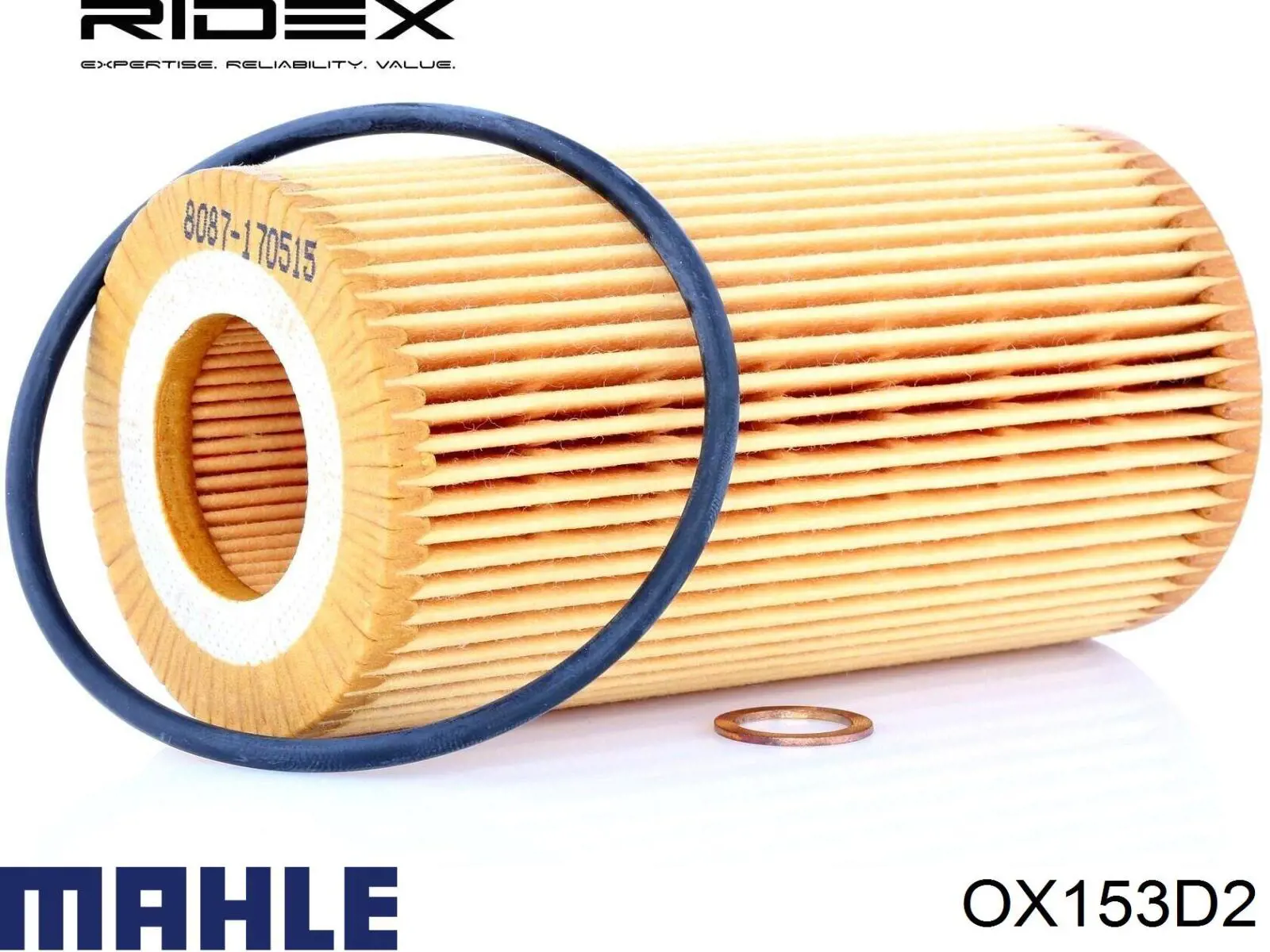 Масляный фильтр OX153D2 Mahle Original