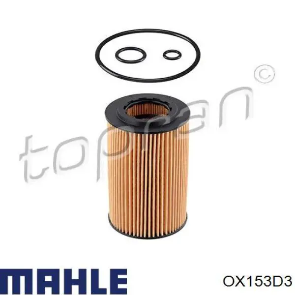 Фильтр масла Mahle Original OX153D3